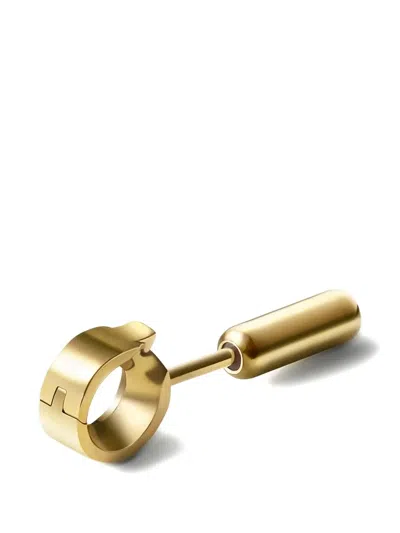 Shihara Node Circle-shaped Stud In Gold