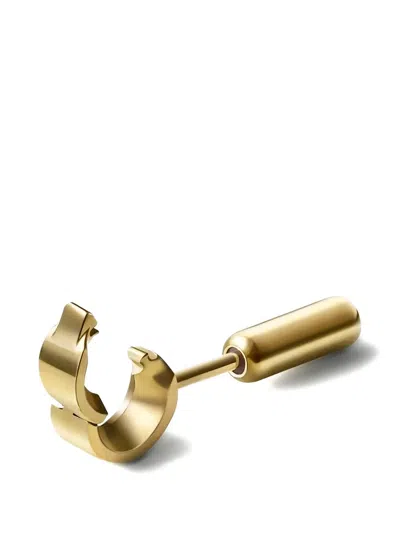 Shihara Node Circle-shaped Stud In Gold