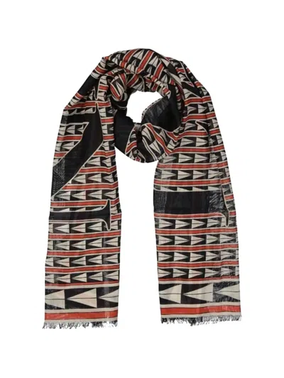 Lanvin Geometric Pattern Scarf In Multi