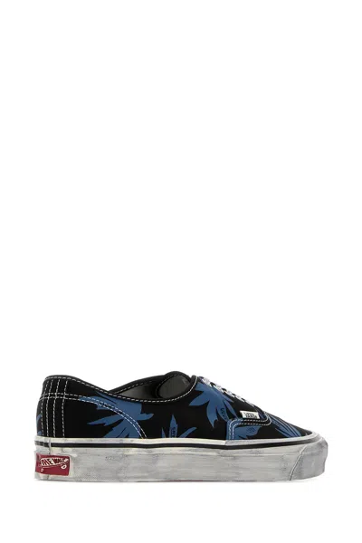 Vans Printed Canvas Authentic Sneakers In Multi