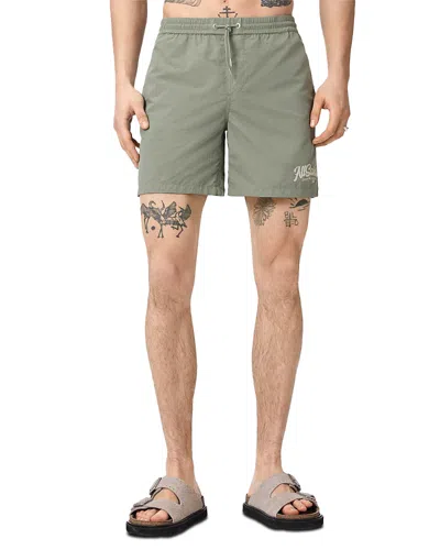 Allsaints Odyssey Swimshort In Green