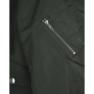 Stand Studio Cropped Forest Green Polyamide Matilda Jacket In Black