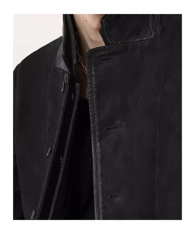 Allsaints Button-up Jacket In Black
