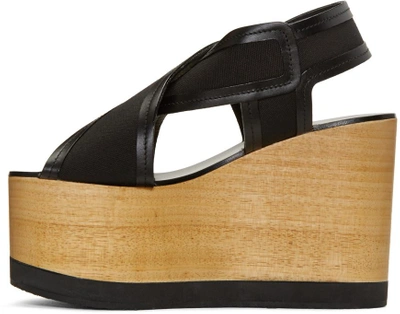 Shop Isabel Marant Black Zlova Wedge Sandals