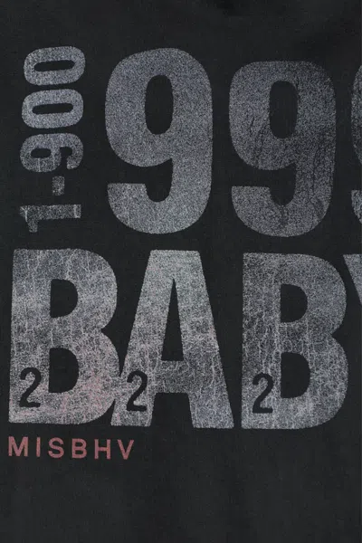 Misbhv Graphic T-shirt In Black