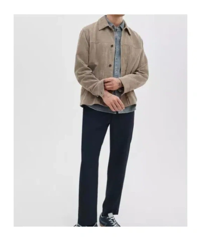 Rag & Bone Polo-collar Jacket In Brown