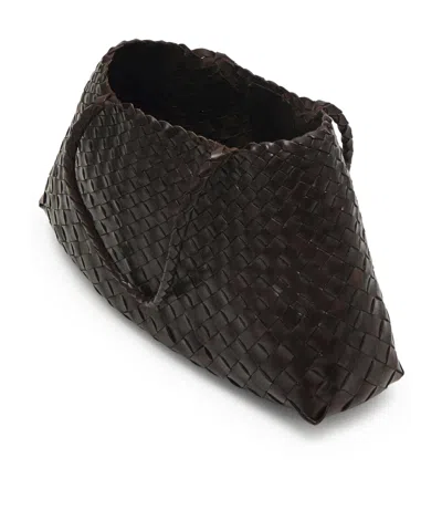 Dragon Diffusion Woven Handbag In Black