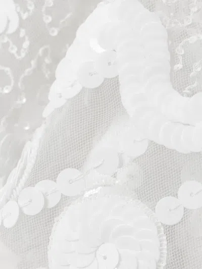16arlington Beaded Net Veil With Sequins In Pattern
