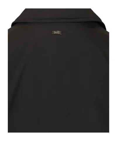 Herno Short Drawstring Jacket In Black