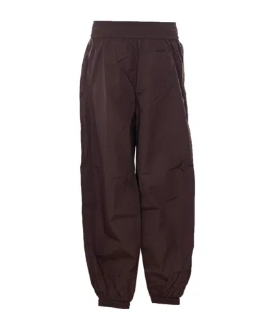 Zimmermann Drawstring Sweatpants In Burgundy
