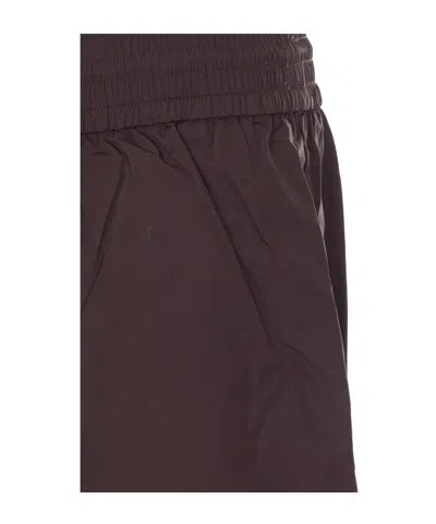 Zimmermann Drawstring Sweatpants In Burgundy