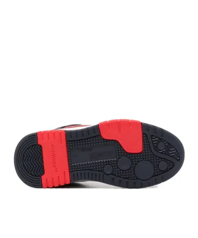 Off-white Round-toe Lace-up Sneakers In Multi