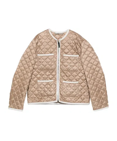 Max Mara Celeste Quilted Pocket Jacket In Multi