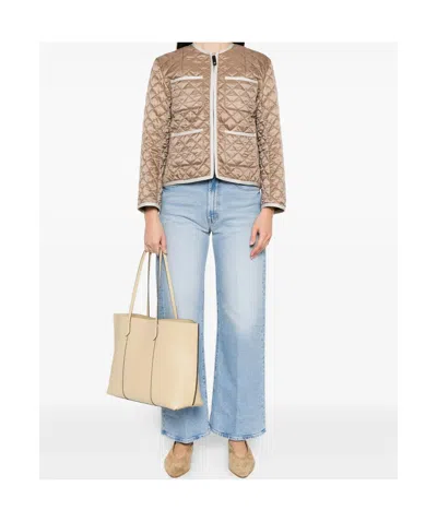 Max Mara Celeste Quilted Pocket Jacket In Multi