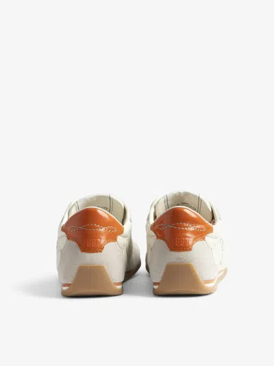 Zadig & Voltaire Zv Vintage Dance Sneakers In White