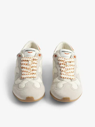 Zadig & Voltaire Zv Vintage Dance Sneakers In White