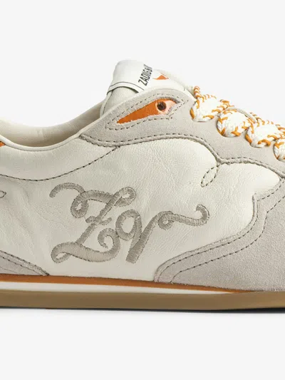 Zadig & Voltaire Zv Vintage Dance Sneakers In White