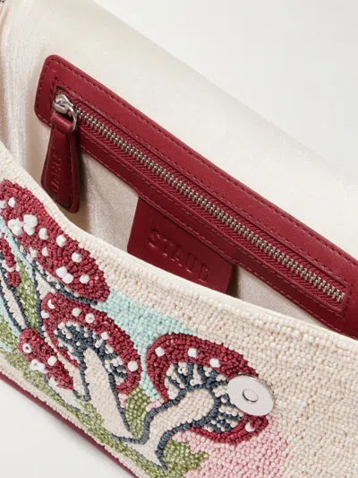 Staud Tommy Bead-embellished Satin Shoulder Bag In Multi