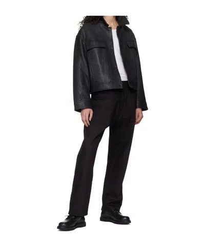 Studio Nicholson Collared Jacket In Black