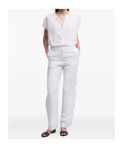 Aspesi Tie-front Fabric Cover-up In White