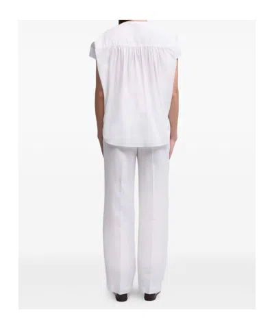 Aspesi Tie-front Fabric Cover-up In White