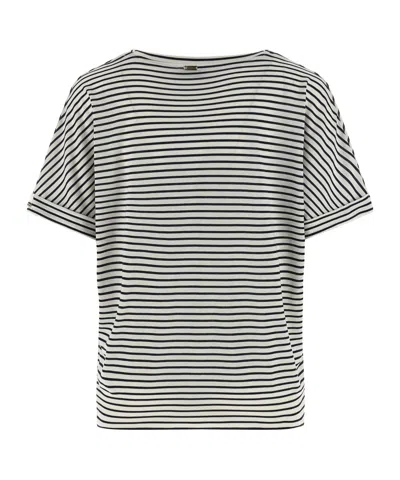 Herno Striped T-shirt In Multi