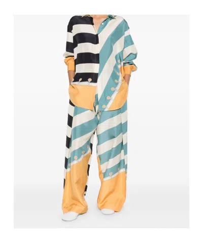 Loewe Silk Printed Shirt In Multi