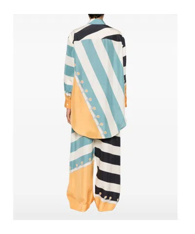Loewe Silk Printed Shirt In Multi