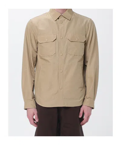 Woolrich Utility Overshirt In Brown