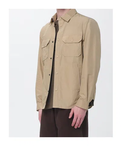 Woolrich Utility Overshirt In Brown
