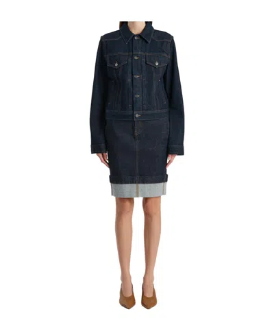 Khaite Augustine Jacket In Blue