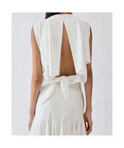 Jacquemus Moisson Open-back Top In White