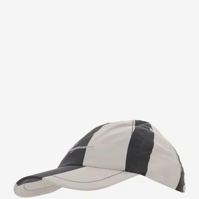 Jacquemus Baseball Cap With Logo In Gray