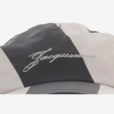 Jacquemus Baseball Cap With Logo In Gray