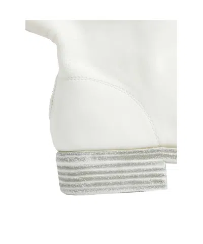 Guidi Zippered Boots In White