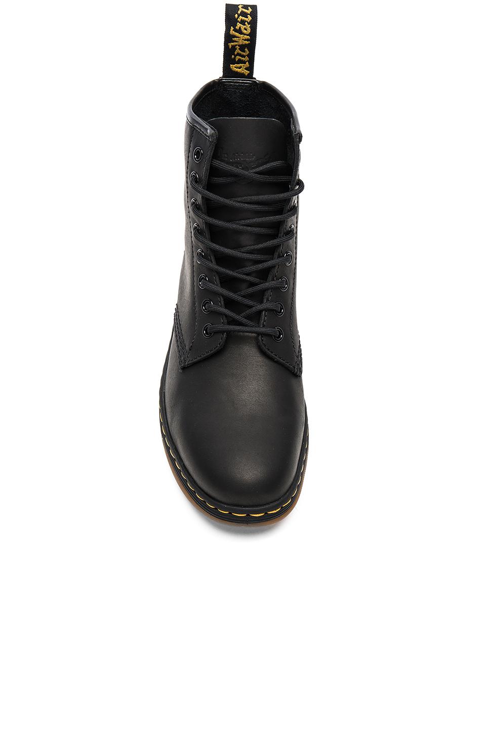 Dr. Martens Newton 8 Eye Leather Boots In Noir ModeSens