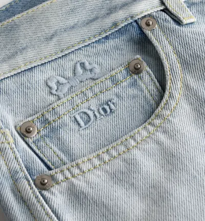 Dior Flared Jeans In Gray