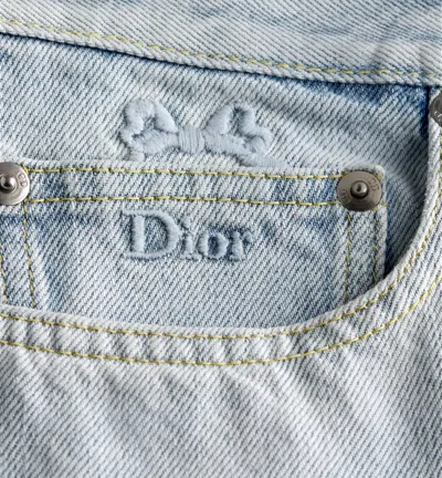Dior Flared Jeans In Gray
