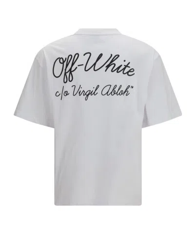 Off-white Script Skate T-shirt In White