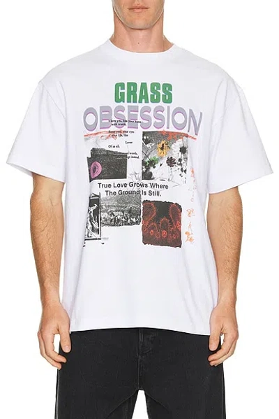 Students Golf Grass Obsession Tee In White
