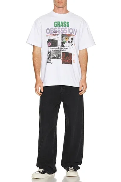 Students Golf Grass Obsession Tee In White