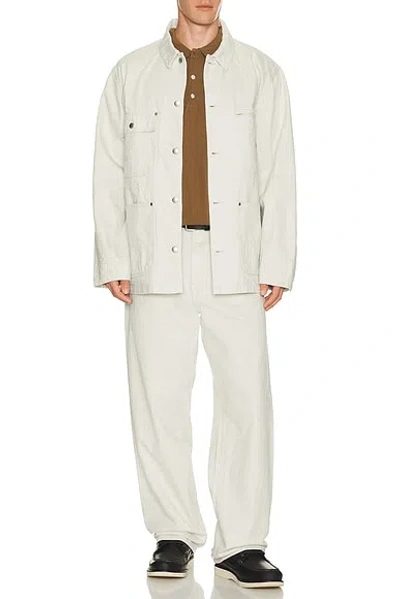 Vowels Chore Jacket In Neutral