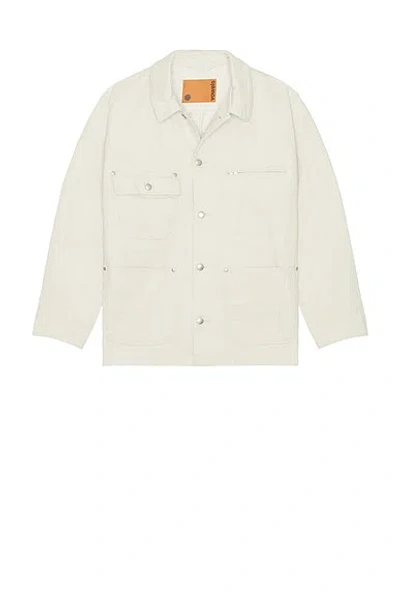 Vowels Chore Jacket In Neutral