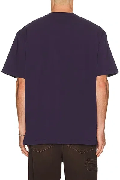 Vowels Blur Tee In Blue
