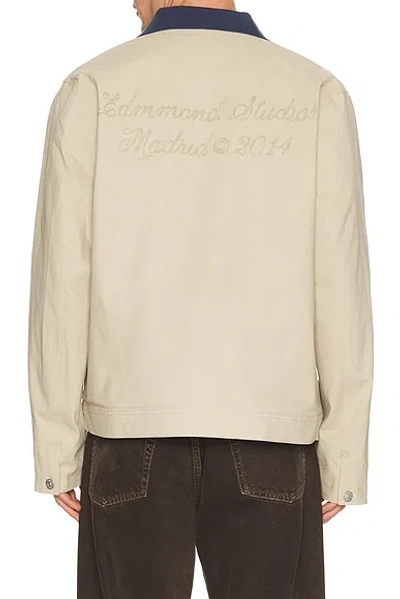 Edmmond Studios Signature Jacket In Neutral