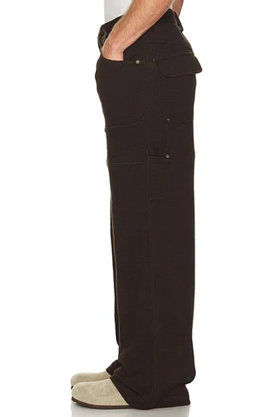 Isa Boulder Loop Patch Pants In Brown