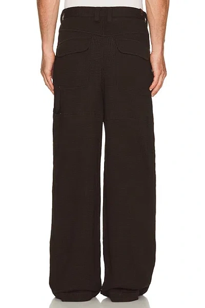 Isa Boulder Loop Patch Pants In Brown