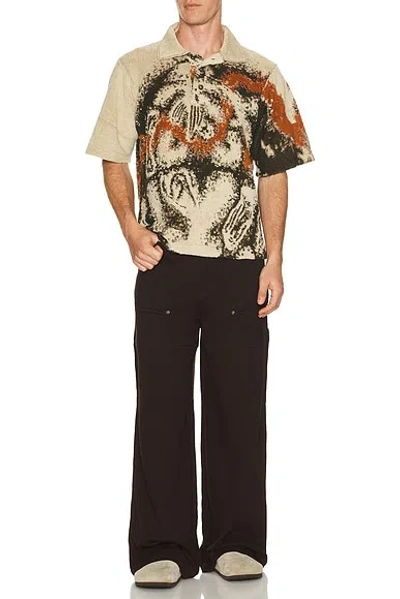 Isa Boulder Loop Patch Pants In Brown