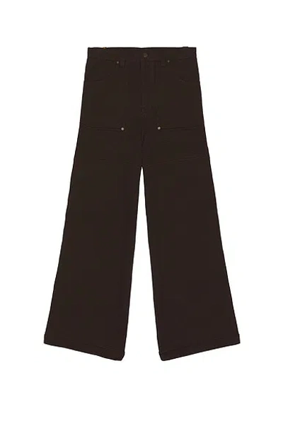 Isa Boulder Loop Patch Pants In Brown