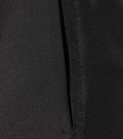 Shop Valentino Silk Culottes In Black